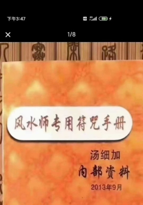 《风水师专用符咒手册》汤细加💰5