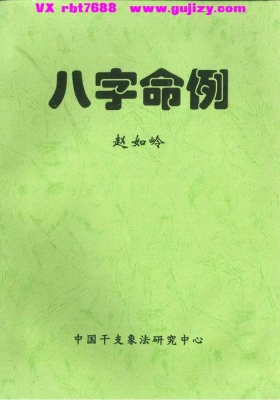 赵如岭《八字命例》💰5