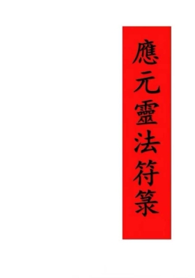 《应元灵法符箓法卷》闾山符篆法卷手抄本💰5