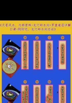 天星风水8本《天星风水、内部资料+龙穴砂水向+罗盘遂层详解日课+阴阳宅龙穴砂水向总
