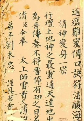 《进瘟难家传口诀符法》💰5