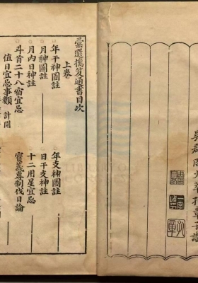 《汇选携笈通书》 明.周文萃撰 明经畬堂刻本💰6