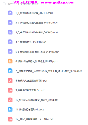 澜卓的师兄说-给身后送钱法&祭祖旺坟法 视频+资料💰5