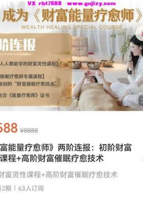 【陈圆财富疗愈】视频和课件，2025圆心疗愈陈圆老师《财富能量疗愈师》两阶连报：初阶