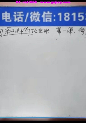 楚恒会真老师【茅山神符】教学视频10集💰5