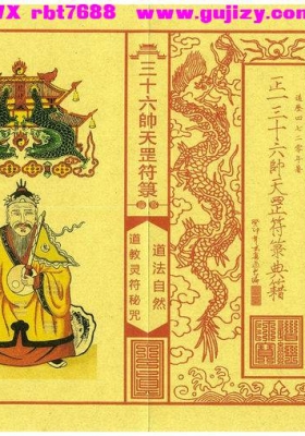 《正一三十六帅天罡符箓典籍》💰5