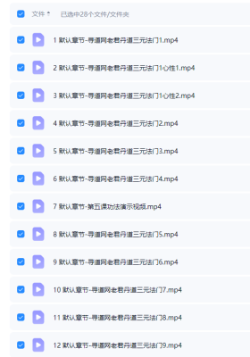 【丹道好课】《老君丹道三元法门》28节视频课大专栏💰5