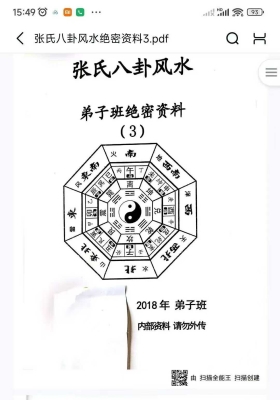 《张氏八卦风水绝密资料》共有三册合集💰5