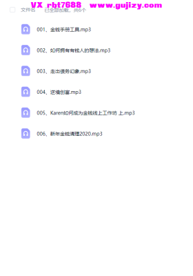 创造你渴望的金钱 音频课💰5