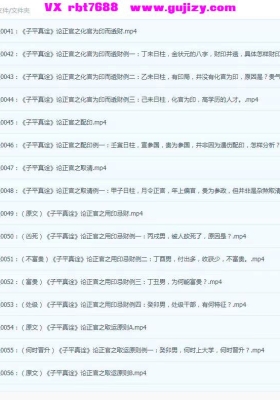 吕老师《八字实战高级班第一章》224集 视频课💰10