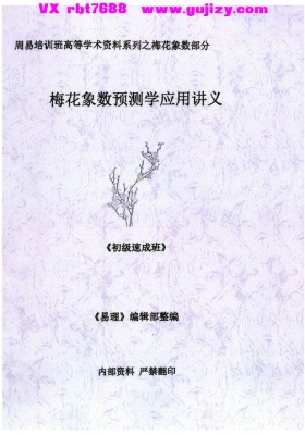 黄鉴《梅花象数预测学应用讲义》初中高速成班💰5