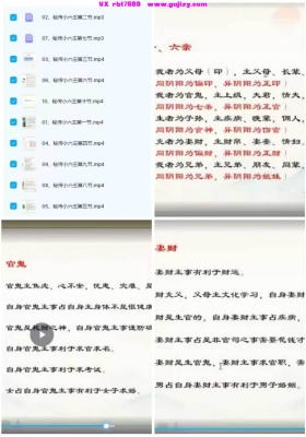 玄山业《秘传小六壬预测学深度提升》视频8集+2集音频💰5