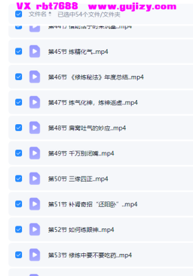 殷浩然《修炼秘法》54集视频 从筑基期到炼虚期均有讲解💰5