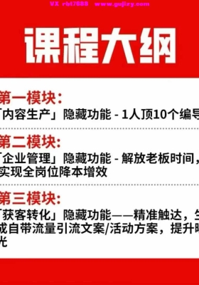 天诺老吴-豆包2.0商业隐藏功能实战，3天直播课+资料文档💰5