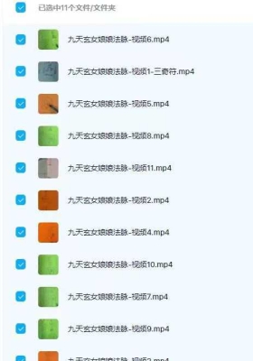 青月秘法-九天玄女娘娘法脉 视频+课件￥5