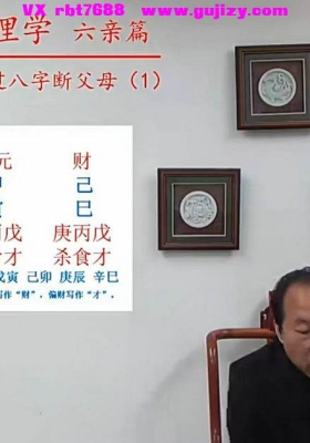 徐丙昕《四柱八字六亲篇》教学视频16集💰5