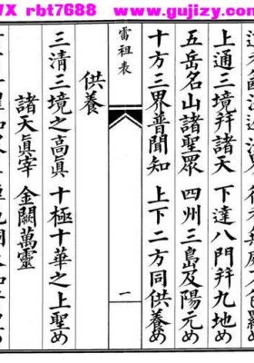 《雷祖表科》💰5