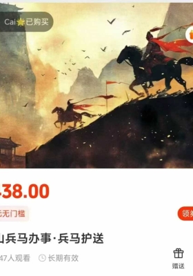 【重磅兵马法】莲华藏 茅山兵马办事·兵马护送视频+课件💰5