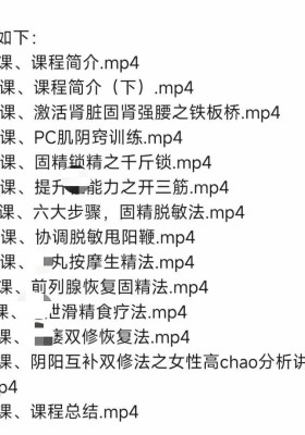 《房中术技巧班》高级研修班14集视频课💰8