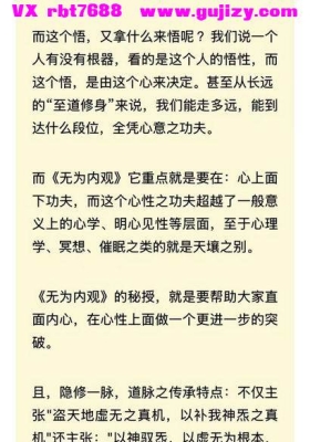 无为内观秘授42节全音频课💰5