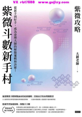 紫微攻略《紫微斗数新手村》大耕老师💰5