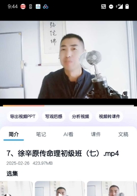 徐辛原传命理初级班7集视频课💰5