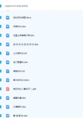 道家科仪合集《全真科仪阳事 阴事》160➕个文件 💰5