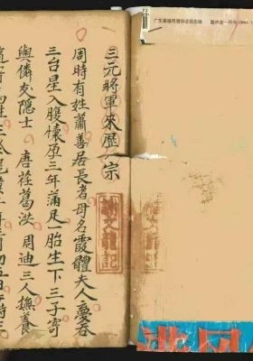 三元将军来历一宗￥6