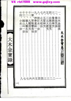 《大木金宝录（録）.雷法显鲁班法》💰5