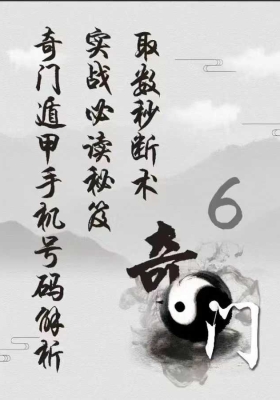奇门遁甲手机号码-实战必读，（内训资料，不外传）💰5