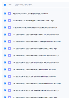 唐海成玄武归元针 全20讲视频课💰5