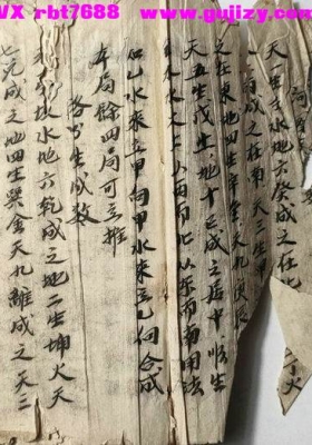 珍稀堪舆抄本《种生机》💰5