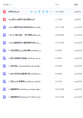 Gaia显化sp音频以及内容翻译💰5