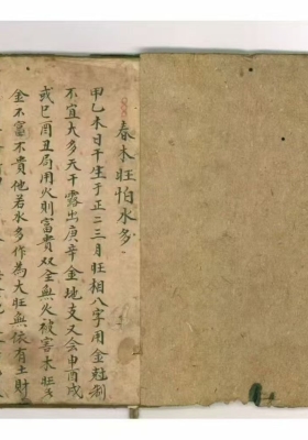 《春木旺怕水多》命理相术古籍💰5