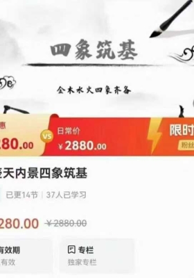 徐法升-四象筑基14集视频课 💰5