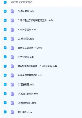高睿泽手机号能量解读 15集和学换号课程终极弟子班课程两套音频课合集💰5