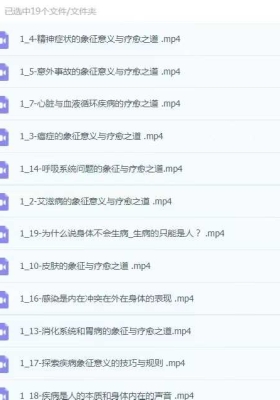 殷浩然疾病的象征意义与希望视频19集￥5