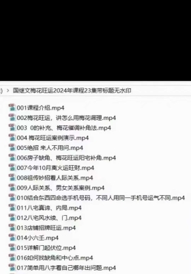 国继文 金锁‮关玉‬课21集 抖音最火（原价9980元）💰5