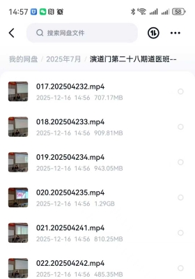 南国道医主讲 演道门第二十八期道医班教学视频25集💰6