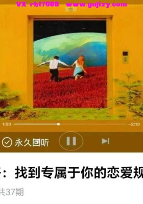 六型人格:找到专属于你的恋爱规则！音频课37集💰5