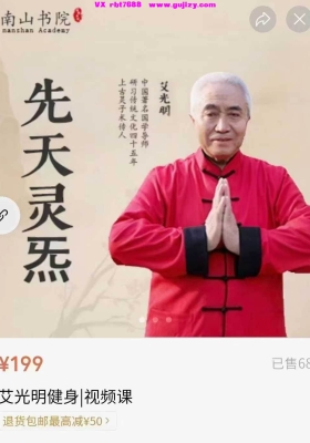 艾光明灵炁|视频课12集视频💰5