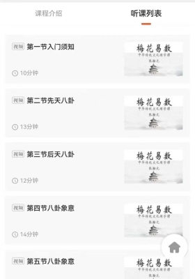 张瀚‬元梅花易数《梅花心易》34节频视‬课￥5