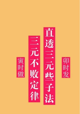 《直透三元些子法 三元不败定律》曾太兴 高清打印版💰6