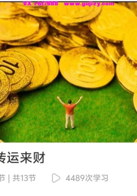 财富 转运 心财道 转运来财13集视频课💰5
