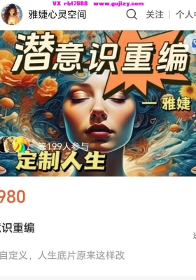 【潜意识重编】2025雅婕老师潜意识重编视频和课件💰5