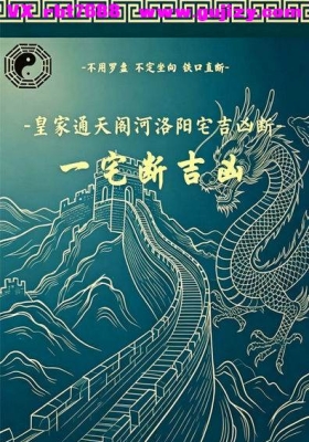 无风道《皇家通天阁河洛阳宅吉凶断》阳宅一宅断吉凶💰5
