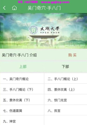 吴雄志新课吴门奇穴·手八门（吴门手针）上部+下部合集（效果如汤泼雪） 全27讲视频课