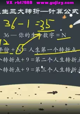 明玉 生命数字流年 姓名流年 5集视频课💰5