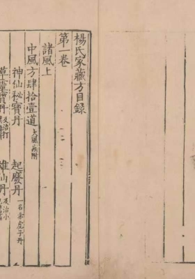 《杨氏家藏方》中医刻本💰5