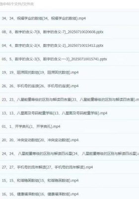 何曼宁《2025年数字心理投射》视频35集，带讲义 ￥5
